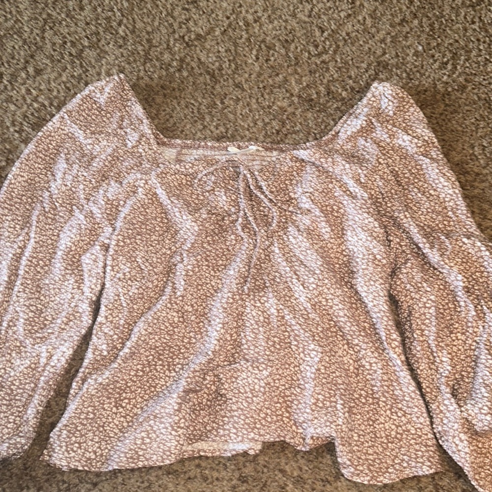 Pink/White Top